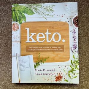 Keto information book with meal plan